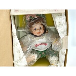 Ashton-Drake Galleries Titus Tomescu Thursday's Child Porcelain Doll Monday
